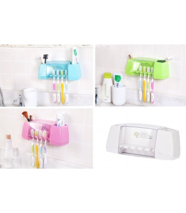 Поставка за четки за зъби за стена