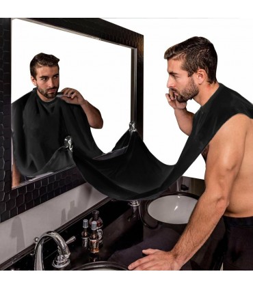 Престилка за бръснене с вендузи за закачане на огледало