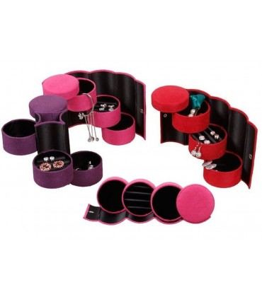 Кокетна кутия за бижута, цилиндър на три нива