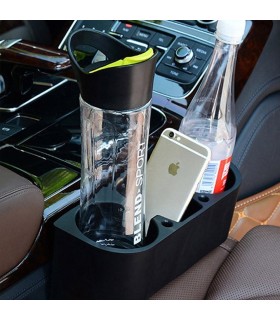 Органайзер за кола, Подходящ за напитки и чаши, черен