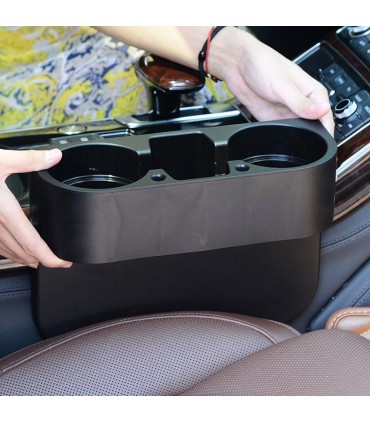 Органайзер за кола, Подходящ за напитки и чаши, черен