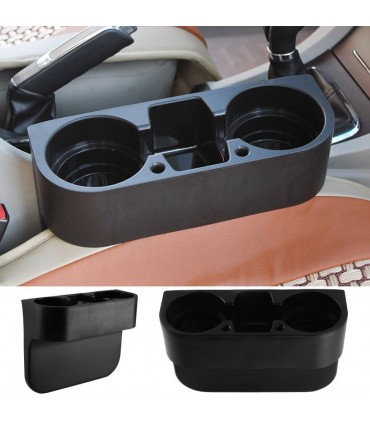 Органайзер за кола, Подходящ за напитки и чаши, черен
