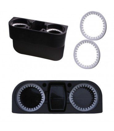 Органайзер за кола, Подходящ за напитки и чаши, черен