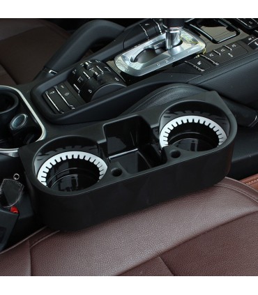 Органайзер за кола, Подходящ за напитки и чаши, черен