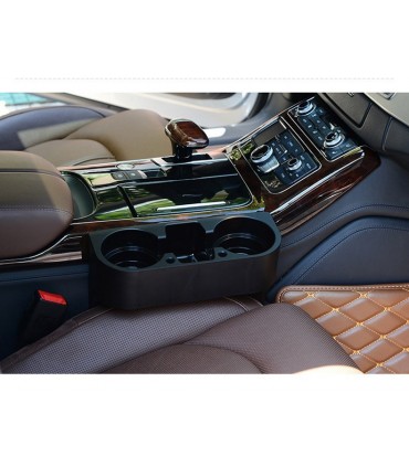 Органайзер за кола, Подходящ за напитки и чаши, черен