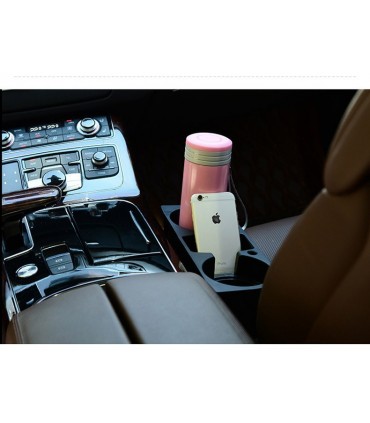 Органайзер за кола, Подходящ за напитки и чаши, черен