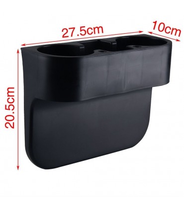 Органайзер за кола, Подходящ за напитки и чаши, черен