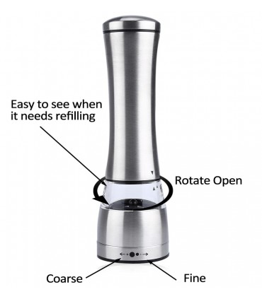 Мелничка за черен пипер, модел 019, ръчна