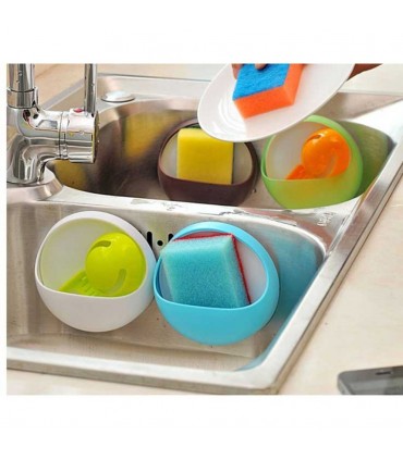 Органайзер за стена за четки и паста за зъби, домакински гъб