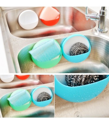 Органайзер за стена за четки и паста за зъби, домакински гъб