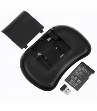 Безжични клавиатура с тъчпад I8, мини, черна