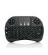Безжични клавиатура с тъчпад I8, мини, черна