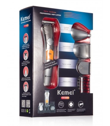 Безжична машинка за подстригване с 4 функции + турбо режим