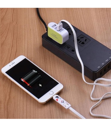 Троен USB разклонител за контакт 220V