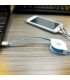 USB кабел 2в1 за адроид смартфони и Iphone, телескопичен