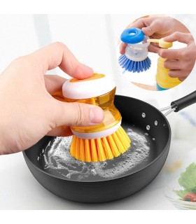 Домакинска четка за миене с контейнер за препарат