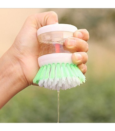 Домакинска четка за миене с контейнер за препарат