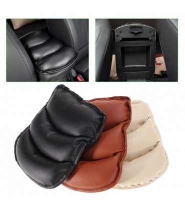 Кожена възглавничка за подлакътник на автомобил
