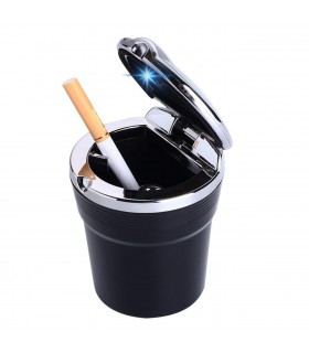 Универсален пепелник за кола с LED осветление 2 в 1