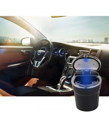 Универсален пепелник за кола с LED осветление 2 в 1