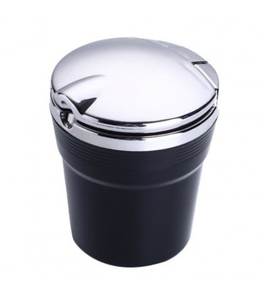 Универсален пепелник за кола с LED осветление 2 в 1