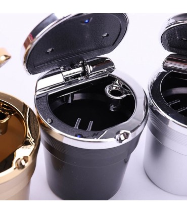 Универсален пепелник за кола с LED осветление 2 в 1