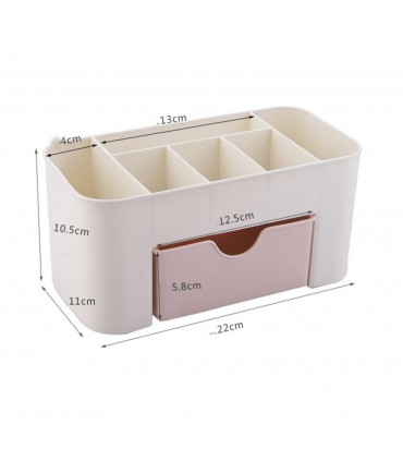 Пластмасов органайзер за гримове с мини чекмедже - модел 2009
