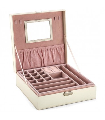Луксозна кутия за бижута с огледало и много отделения - модел 2010
