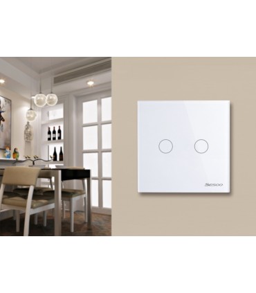 Единичен, Двоен или Троен сензорен ключ за осветление  с дистанционно управление