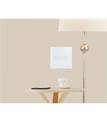 Единичен, Двоен или Троен сензорен ключ за осветление  с дистанционно управление