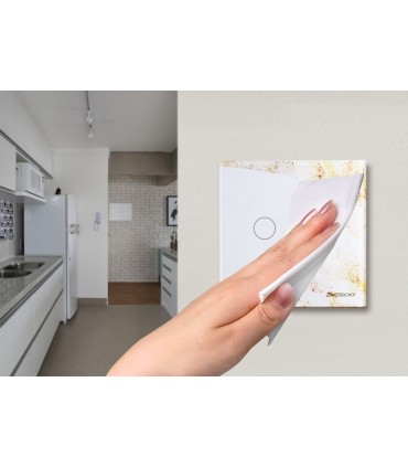 Единичен, Двоен или Троен сензорен ключ за осветление  с дистанционно управление