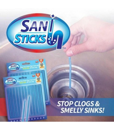 Пръчици за Почистване на Канали Sani Sticks
