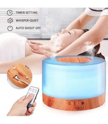 Арома Дифузер за етерични масла с цветотерапия