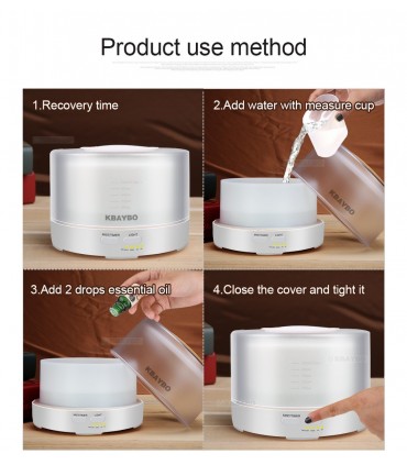 Арома Дифузер за етерични масла с цветотерапия