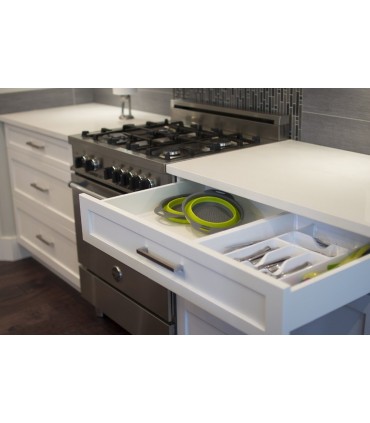 Комплект от малък и голям сгъваем, силиконов гевгир