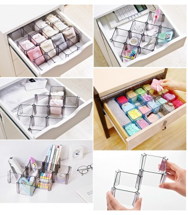 Прозрачни прегради за чекмедже за бельо и чорапи