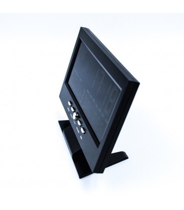 Настолен часовник с голям дисплей, цветна метеорологична станция