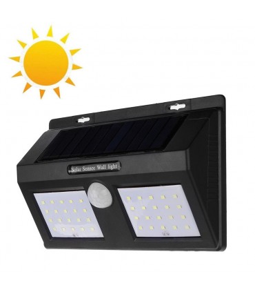 LED Диодна Соларна Градинска лампа с датчик за движение