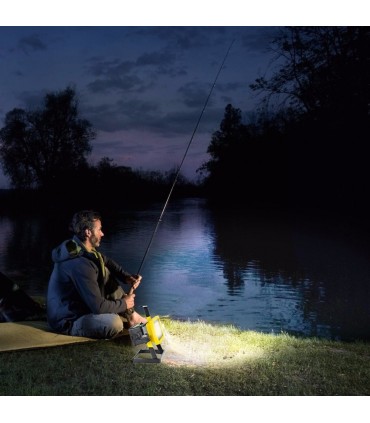 Преносим акумулаторен LED прожектор 100w, модел 204