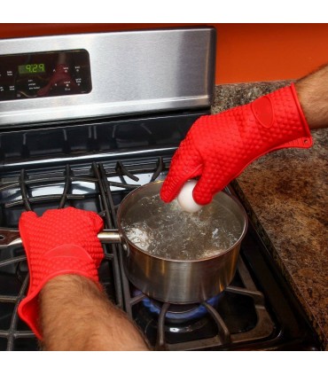 Домакинска силиконова ръкавица, ръкохватка с 5 пръста