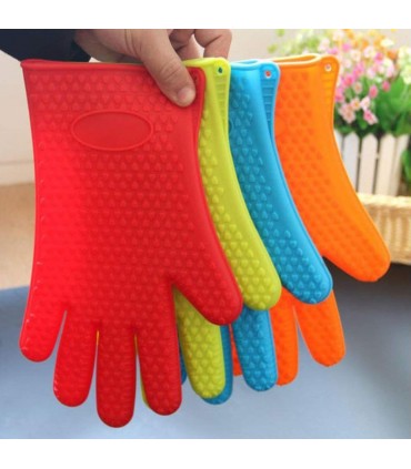 Домакинска силиконова ръкавица, ръкохватка с 5 пръста