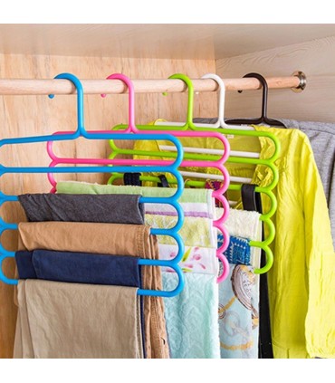 Мултифункционална пластмасова закачалка за панталони