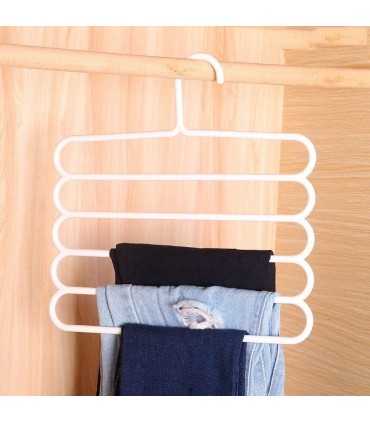 Мултифункционална пластмасова закачалка за панталони