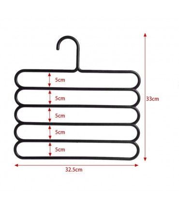 Мултифункционална пластмасова закачалка за панталони