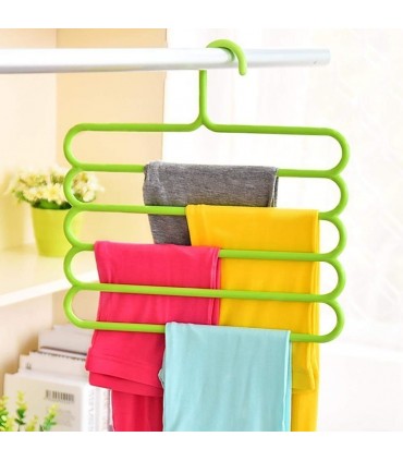 Мултифункционална пластмасова закачалка за панталони