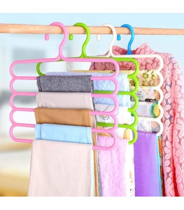 Мултифункционална пластмасова закачалка за панталони