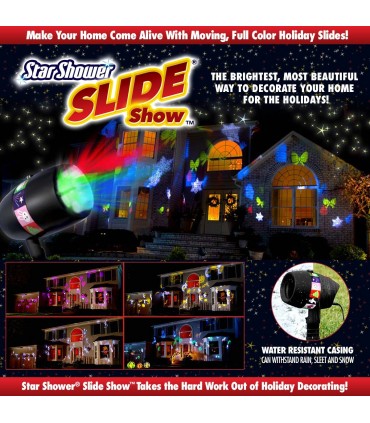 Коледен прожектор за къща с 12 различни фигури и форми