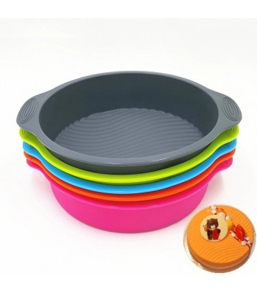 Кръгла силиконова форма за печене и замразяване
