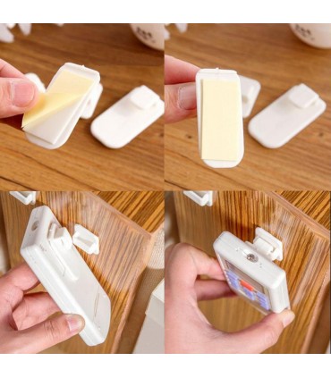 Комплект от 2бр. държачи за дистанционно, самозалепващи