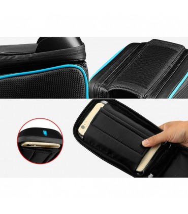 Чантичка за телефон за велосипед със странични джобове